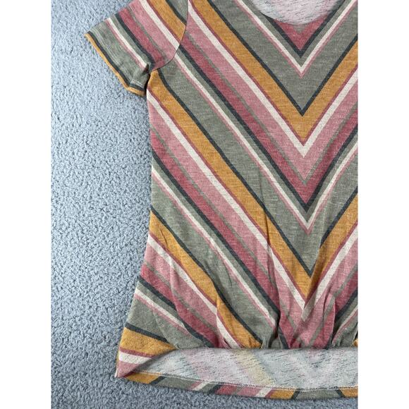 C Est 1946 Sweater Womens Medium Multicolor Geometric Short Sleeve Round Neck - Picture 3 of 11